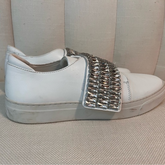 ZCD Montreal Italian Leather Sneakers with Crystals - Picture 3 of 6